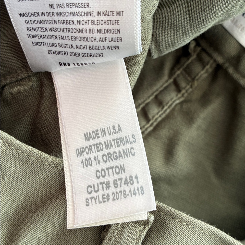 Citizens of Humanity Olive Green Cargo Pants Sz 26 - Picture 4 of 6